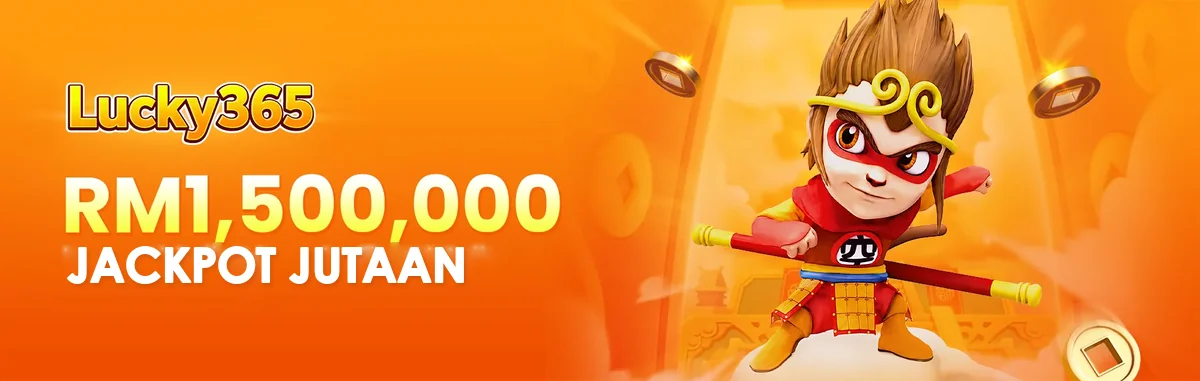 Raja Monyet bertopeng merah memegang tongkat emas: jackpot jutaan Lucky365 bernilai RM1,500,000 di M2